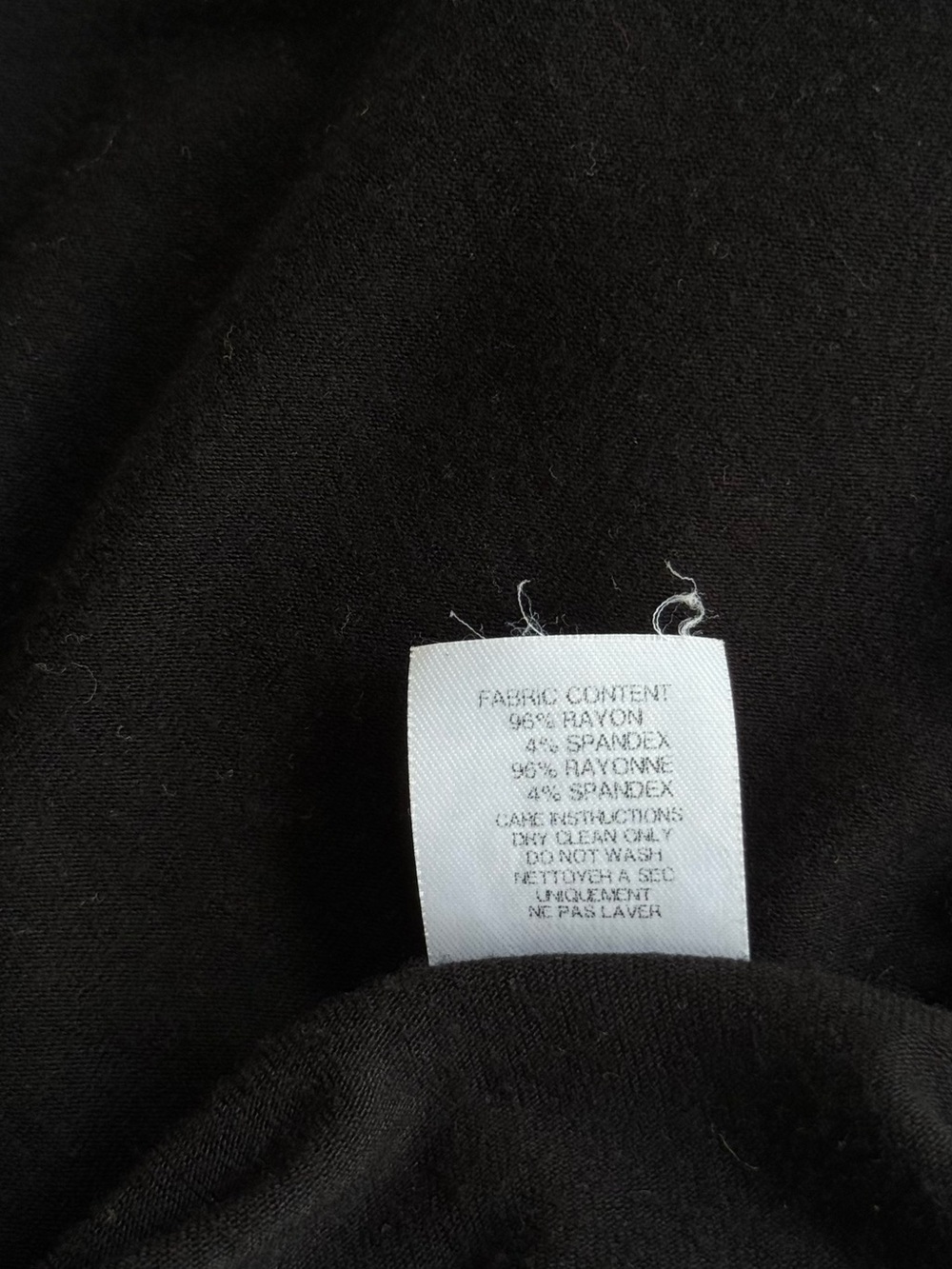 Vintage Black Wrap Mini Dress XS - Picture 7 of 7